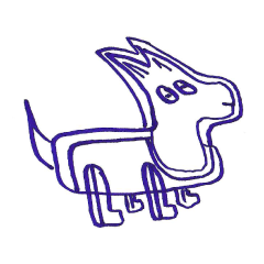 outline-dog